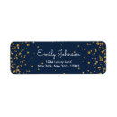 Search for confetti wedding return address labels Birthday
