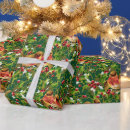 Search for bird christmas wrapping paper Holly