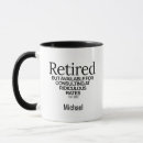 Recherche de drôle retraite tasses Minimaliste
