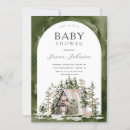 Search for cabin baby shower invitations Forest