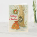 Search for raccoon christmas cards Nature
