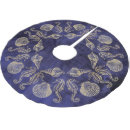 Search for blue and gold tree skirts Elegant