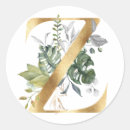 Recherche de z initial autocollants Floral