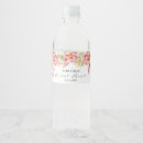 Search for bridal shower water bottle labels Watercolor