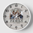 Search for white washed clocks Rustic