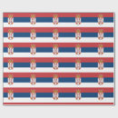 Recherche de serbie papier cadeau Drapeau