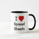 Search for love spreadsheets mugs Humour