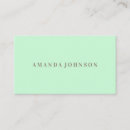 Recherche de mint business cards Professionnel