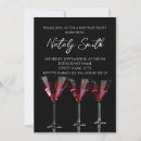 Recherche de verre de cocktail invitations Rouge