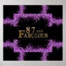 Search for eighty seven posters 87th birthday