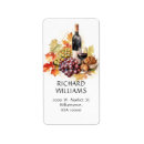 Search for wine bottle return address labels Grapes