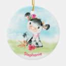 Search for cute cow ornaments Pink