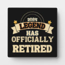 Search for office plaques Retirement