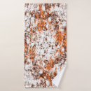 Search for brown and white bath towels Abstract