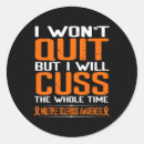 Search for multiple sclerosis ribbon stickers Awareness