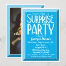 Search for surprise for him birthday invitations Blue