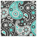 Search for black paisley fabric Bohemian