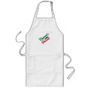 Search for italian pizza aprons Red