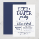 Search for diapers and beer invitations Father to be