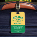 Search for vintage luggage tags Sesame street