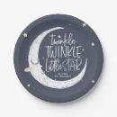 Recherche de moon assiettes Petite étoile scintillante