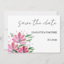 Search for lotus flower save the dates Watercolor