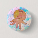 Recherche de poulpes mignons badges Créature marine