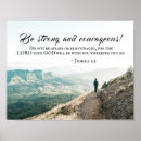 Search for joshua 1 9 posters Religious