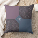 Search for blue and mauve pillows Modern