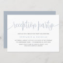 Search for only reception wedding reception invitations Dusty blue