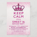 Search for crown sweet 16 invitations Jewels
