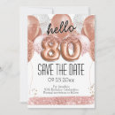 Search for save the date 80th birthday invitations Party
