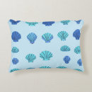 Search for blue seashell pillows Ocean