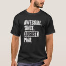 Recherche de 54 ans tshirts Août