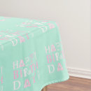 Search for funky tablecloths Pink