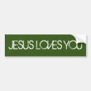 Recherche de jesus voiture autocollants Jesus loves you