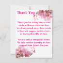 Search for orchid funeral thank you cards Elegant