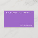 Recherche de dynamique cartes visite Maquillage