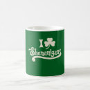 Search for i love st patricks day mugs Leprechaun