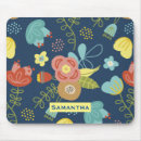 Recherche de motif coloré tapis souris Fleurs