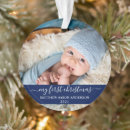 Search for blues ornaments First christmas