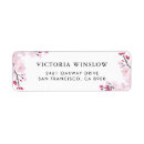 Search for cherry blossom return address labels Floral