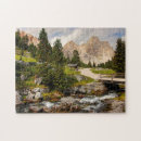 Search for hiking trails puzzles Nature