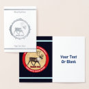 Recherche de caribous vœux cartes Rouge