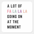 Search for fa la la la stickers Festive