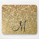 Recherche de bokeh tapis souris Monogramme