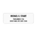 Search for modern chic return address labels Professional
