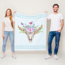 Search for skull blankets Watercolor