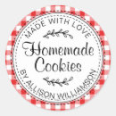 Search for red hand stickers Made with love