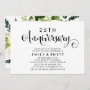 Search for elegant flower 25th anniversary invitations Rustic